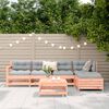 vidaXL Salon de jardin 6 pcs bois massif sapin de douglas