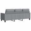 vidaXL Canap&eacute; &agrave; 3 places Gris clair 180 cm Tissu