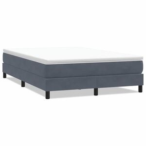vidaXL Sommier &agrave; lattes de lit sans matelas gris fonc&eacute; 160x210 cm