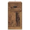 vidaXL Meuble d'appoint Bois ancien 40 x 50 x 75 cm Bois d'ing&eacute;nierie