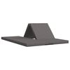 vidaXL Canap&eacute;-lit pliable 140 x 67 x 45 cm Gris clair