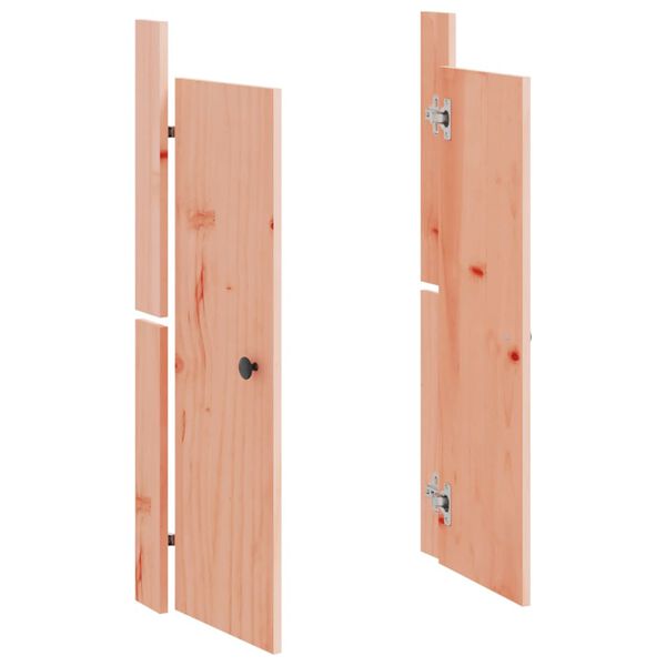 vidaXL Portes de cuisine d'ext&eacute;rieur 2 pcs bois massif douglas