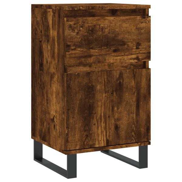 vidaXL Buffet chêne fumé 40x35x70 cm bois d'ingénierie