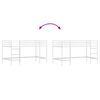 vidaXL Lit mezzanine pour enfants Blanc 80 x 201 cm