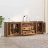 vidaXL Buffets avec tiroir 3 pcs Bois ancien 210 x 35,5 x 67,5 cm