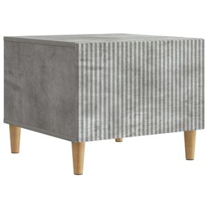 vidaXL Table basse Gris b&eacute;ton 49 x 50 x 40 cm Bois d'ing&eacute;nierie