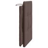 vidaXL Coussin de t&ecirc;te de lit Zadar marron 90 cm similicuir