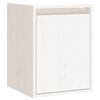 vidaXL Armoire murale Blanc 30x30x40 cm Bois de pin massif