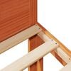 vidaXL Cadre de lit sans matelas cire marron 80x200 cm bois pin massif
