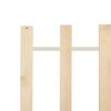vidaXL Sommier enroulable &agrave; 11 lattes 80x200 cm Bois de pin massif