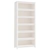vidaXL Biblioth&egrave;que Blanc 80x35x183 cm Bois de pin massif