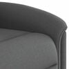 vidaXL Fauteuil inclinable de massage &eacute;lectrique gris fonc&eacute; tissu