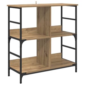 vidaXL &Eacute;tag&egrave;re 4 niveaux 78.5 x 33 x 82 cm Bois d'ing&eacute;nierie