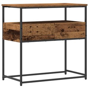 vidaXL Table console Bois Ancien 75 x 40 x 75 cm Bois d'ing&eacute;nierie