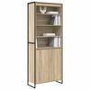 vidaXL Armoires Hautes 2 pcs Sonoma 79 x 36 x 200 cm Bois d'ing&eacute;nierie