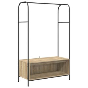 vidaXL Porte-v&ecirc;tements Ch&ecirc;ne brun 100 x 44 x 160 cm Bois d'ing&eacute;nierie