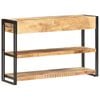 vidaXL Buffet 120x30x75 cm Bois de manguier massif brut