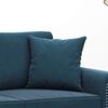 vidaXL Coussins d&eacute;coratifs lot de 2 Bleu 40x40 cm Velours