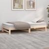 vidaXL Lit coulissant sans matelas 2x(90x200) cm Bois de pin massif