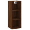 vidaXL Buffet haut Ch&ecirc;ne marron 34,5x32,5x180 cm Bois d'ing&eacute;nierie