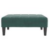 vidaXL Repose-pied vert fonc&eacute; 77x55x31 cm velours