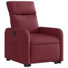 vidaXL Fauteuil inclinable rouge bordeaux tissu