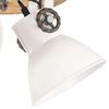 vidaXL Plafonnier industriel 25 W Blanc 42x27 cm E27