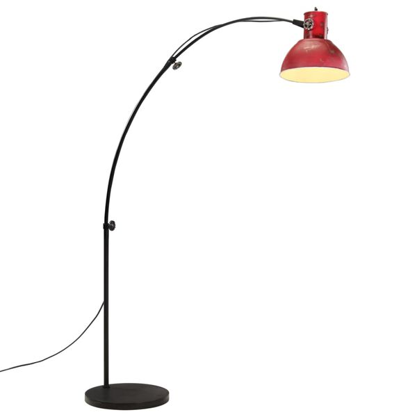 vidaXL Lampadaire 25 W rouge d&eacute;lav&eacute; 150 cm E27