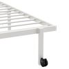 vidaXL Cadre de lit sans matelas pliable blanc 107x203 cm acier