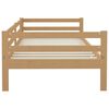 vidaXL Lit de jour sans matelas marron miel bois pin massif 90x200 cm