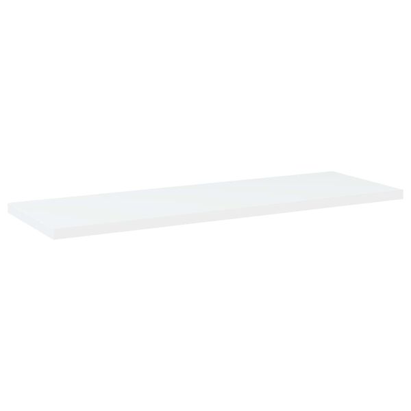 vidaXL Panneaux de biblioth&egrave;que 8 pcs blanc bois d&rsquo;ing&eacute;nierie