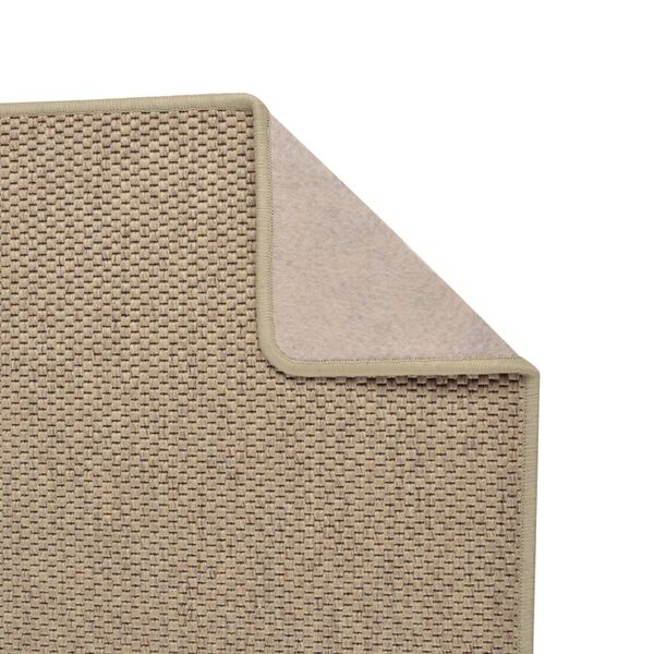 vidaXL Tapis de couloir aspect sisal sable 80x250 cm