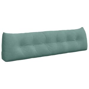 vidaXL Coussin de Dos Vert Mer 180 x 24 x 50 cm Velours