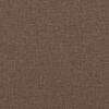 vidaXL Fauteuil Marron 60 cm Tissu