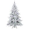 vidaXL Sapin de No&euml;l Artificiel &agrave; Branches Articul&eacute;es Blanc 240 cm