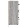 vidaXL Buffet sonoma gris 69,5x34x90 cm bois d'ingénierie