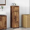 vidaXL Cabinet de salle de bain Bois Ancien 30,5 x 30 x 101 cm