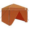 vidaXL Tente &agrave; abri Orange 243 x 243 x 251 cm tissu