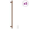 vidaXL Poign&eacute;es d'armoire 5 pcs bronze 320 mm acier inoxydable