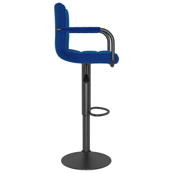 vidaXL Tabouret de bar Bleu Tissu