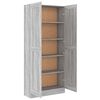 vidaXL Bibliothèque Sonoma gris 82,5x30,5x185,5 cm Bois d'ingénierie