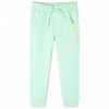 Pantalon de surv&ecirc;tement pour enfants vert vif 116