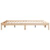 vidaXL Cadre de lit extra long sans matelas 140x210 cm bois massif pin