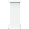 vidaXL Piédestal avec rangement blanc 31x30x60 cm bois d'ingénierie