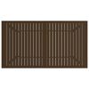 vidaXL Table de jardin Marron 140x80x72 cm Acier