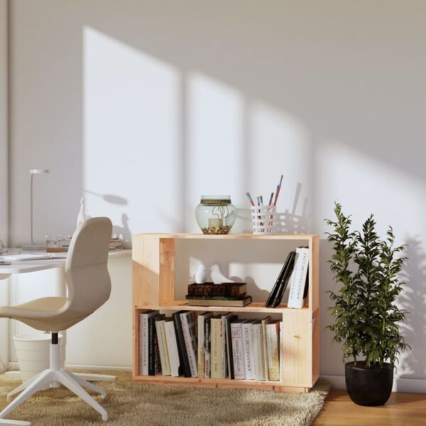 vidaXL Bibliothèque/Séparateur de pièce 80x25x70 cm Bois de pin solide