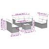 vidaXL Salon de jardin avec coussins 8 pcs beige r&eacute;sine tress&eacute;e