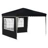 vidaXL Tente de f&ecirc;te pop-up 288 x 288 x 245 cm Anthracite Tissu Oxford