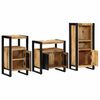 vidaXL Ensemble de mobilier de salle de bain avec &eacute;tag&egrave;re 3 pcs