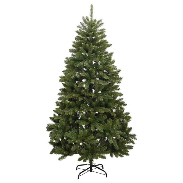 vidaXL Sapin de No&euml;l artificiel avec 300 LED Vert 270 cm PVC et m&eacute;tal
